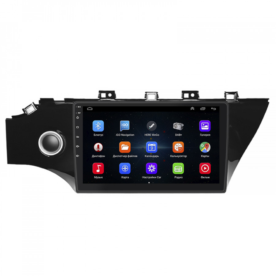 Штатная магнитола Lesko для Kia Rio IV 2017-2020 экран 10" 1/16Gb Wi-Fi GPS Base
