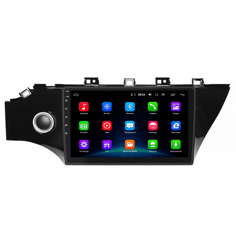 Штатная магнитола Lesko для Kia Rio IV 2017-2020 экран 10" 2/32Gb Wi-Fi GPS Base