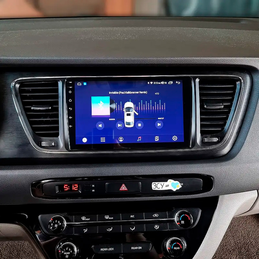 Штатная магнитола Lesko для Kia Sedona III 2014-2021 экран 9" 2/32Gb Wi-Fi GPS Base