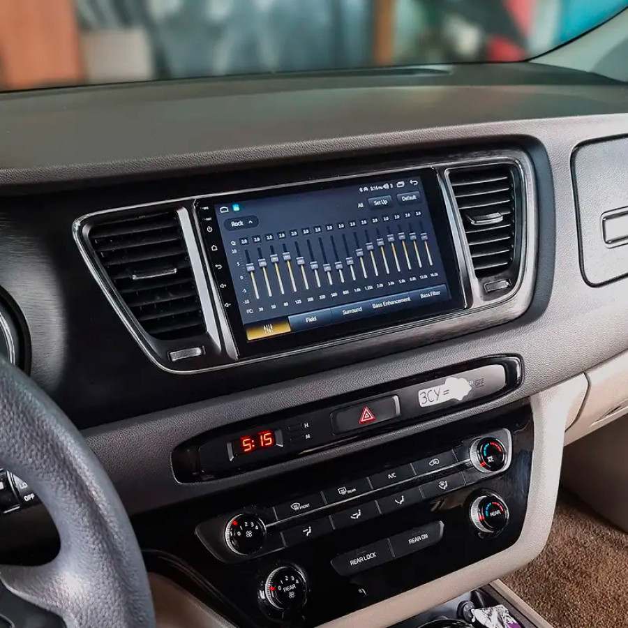 Штатная магнитола Lesko для Kia Sedona III 2014-2021 экран 9" 2/32Gb Wi-Fi GPS Base