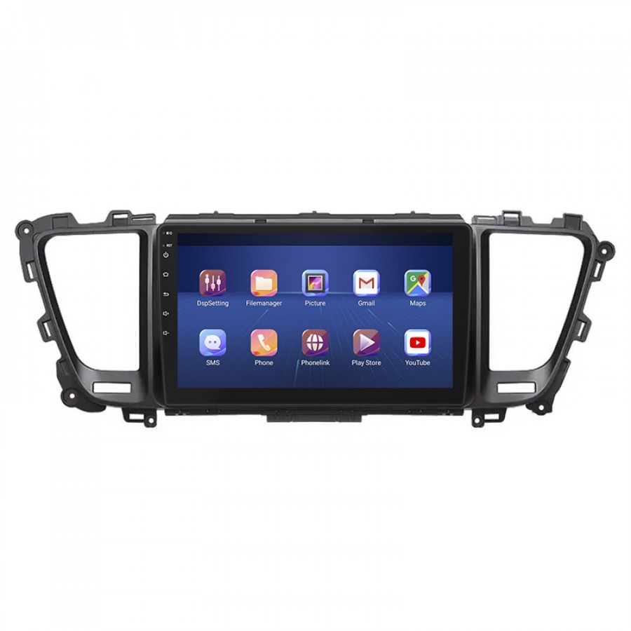 Штатная магнитола Lesko для Kia Sedona III 2014-2021 экран 9" 6/128Gb 4G Wi-Fi GPS Top