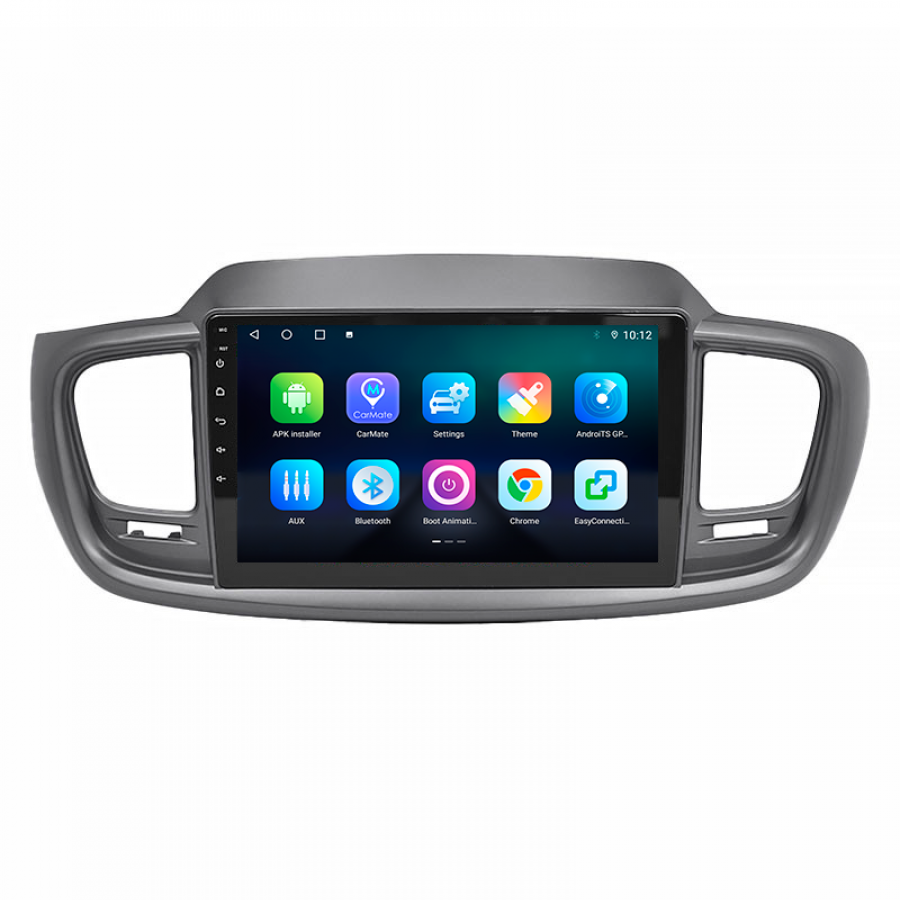 Штатная магнитола Lesko для Kia Sorento III Prime 2014-2017 экран 10" 4/32Gb 4G Wi-Fi GPS Top