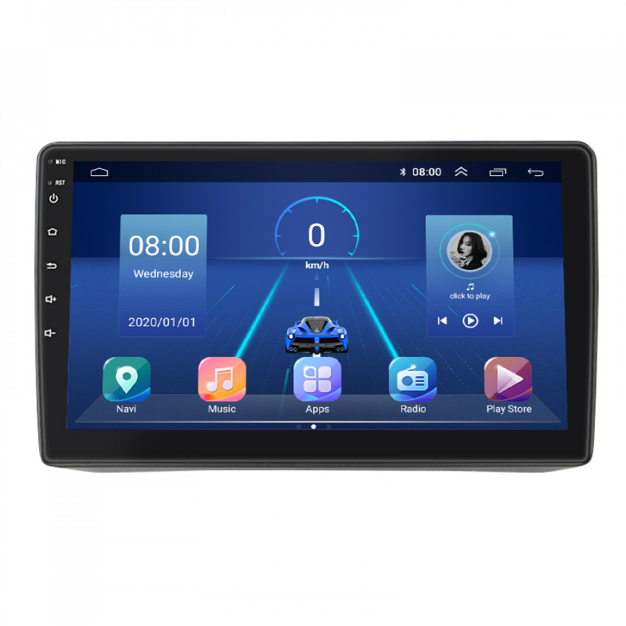 Штатная магнитола Lesko для Kia Soul I Рестайлинг 2011-2014 экран 9" 2/32Gb 4G Wi-Fi GPS Top