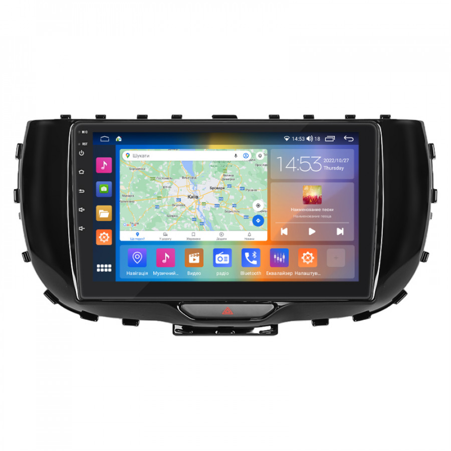 Штатная магнитола Lesko для Kia Soul III 2019-н.в. экран 9" 2/32Gb CarPlay 4G Wi-Fi GPS Prime