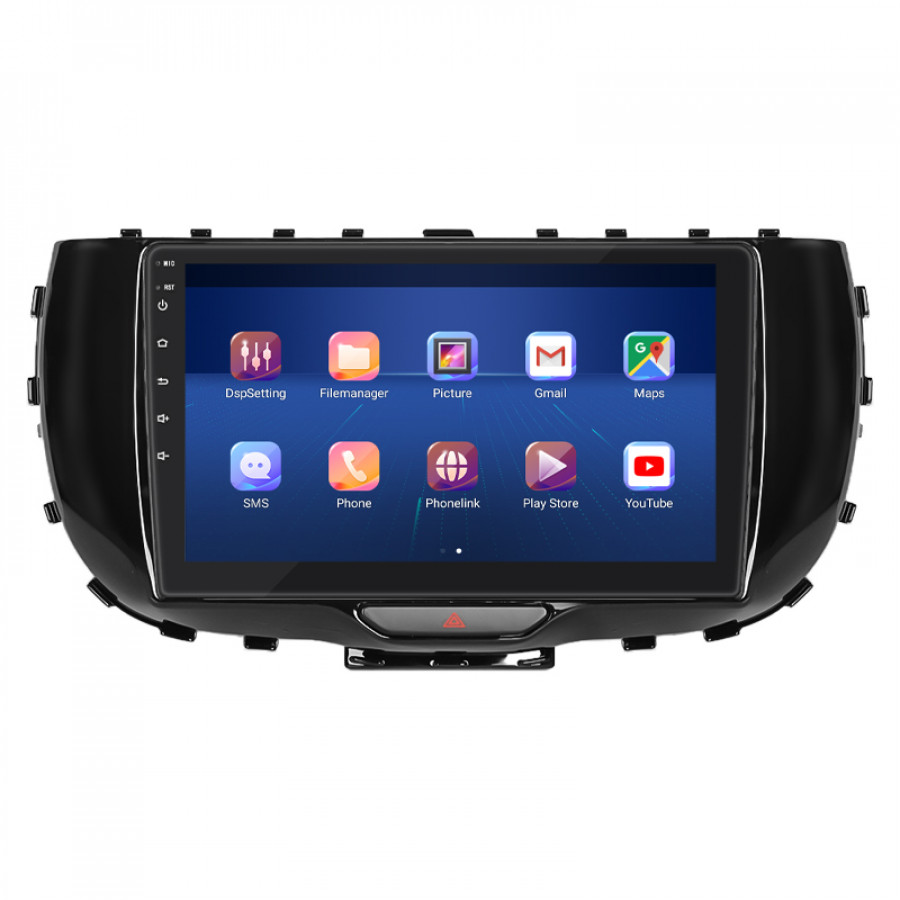 Штатная магнитола Lesko для Kia Soul III 2019-н.в. экран 9" 4/64Gb 4G Wi-Fi GPS Top