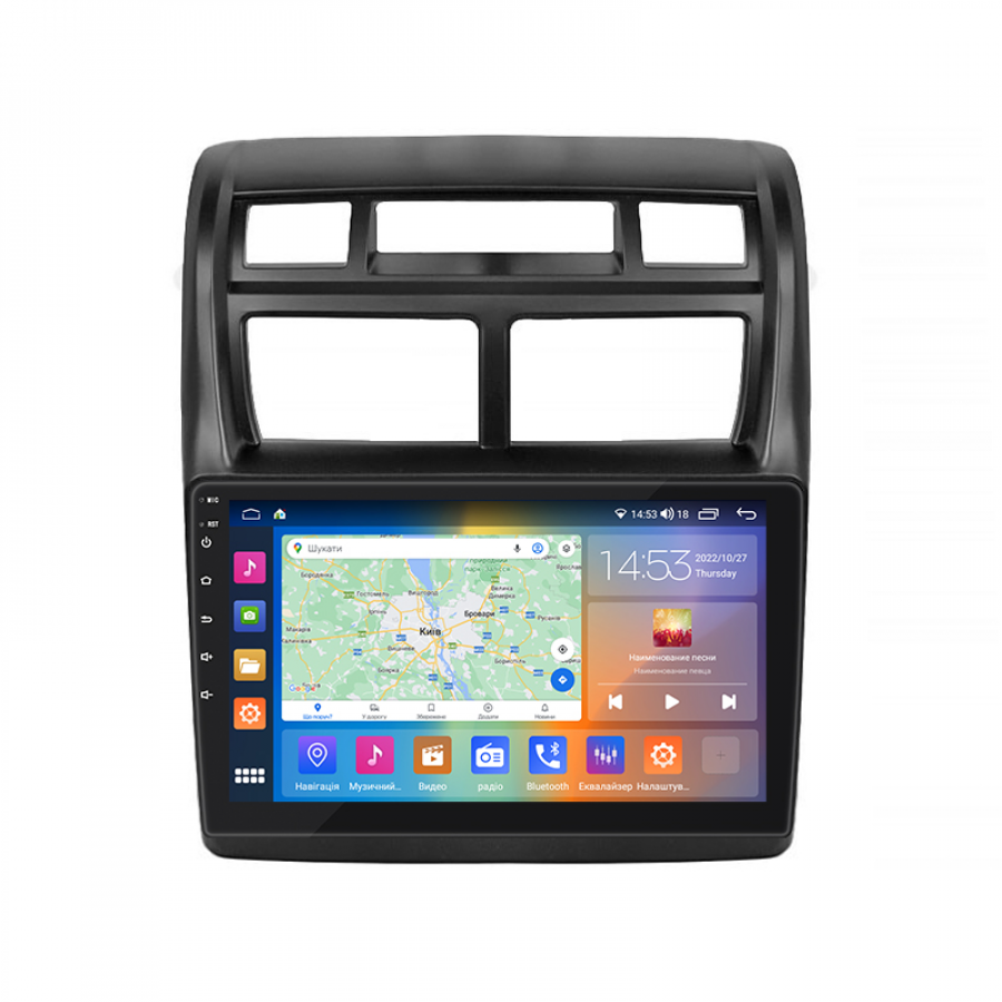 Штатная магнитола Lesko для Kia Sportage II Рестайлинг 2008-2010 экран 9" 4/64Gb CarPlay 4G Wi-Fi GPS Prime