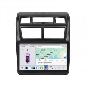 Штатная магнитола Lesko для Kia Sportage II Рестайлинг 2008-2010 экран 9" 4/64 QLED CarPlay 4G Wi-Fi GPS 360 Prime