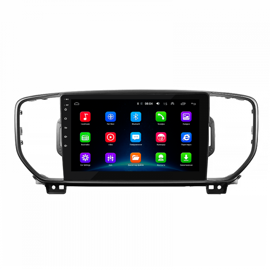Штатная магнитола Lesko для Kia Sportage IV 2016-2018 экран 9" 2/32Gb Wi-Fi GPS Base