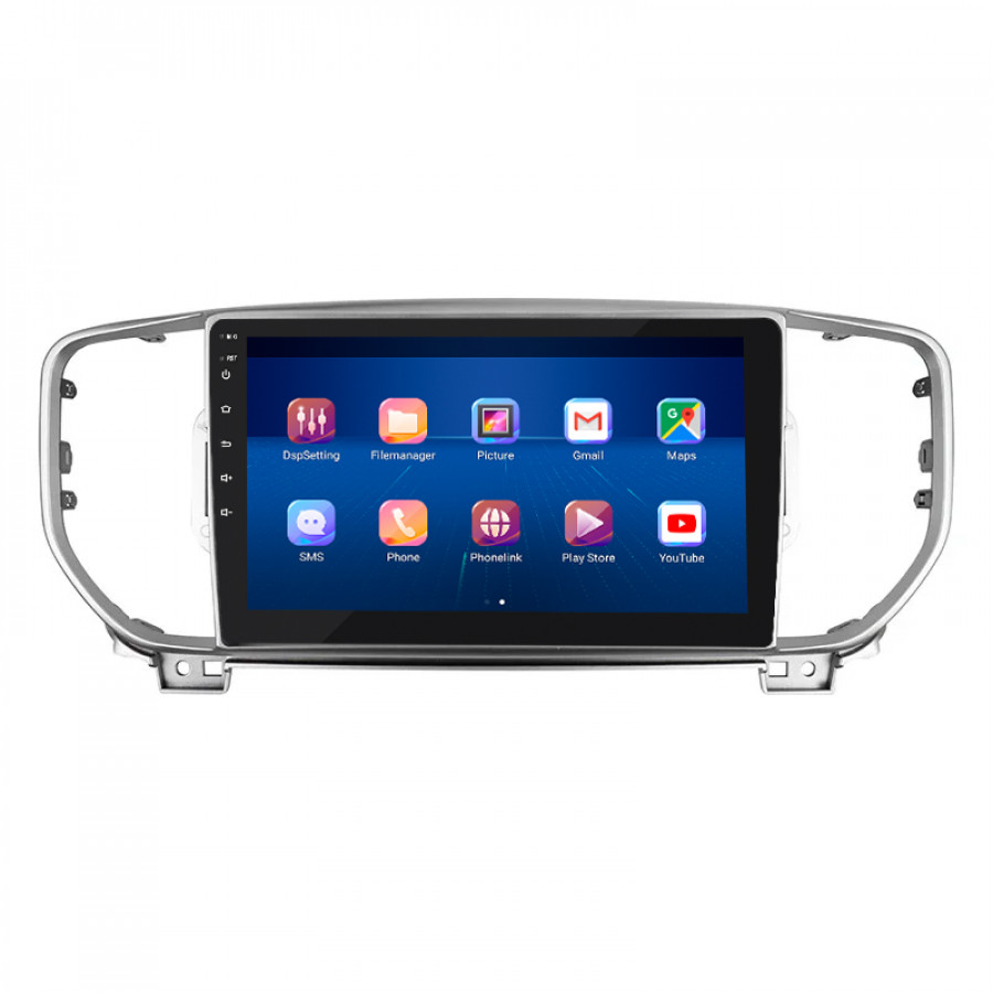 Штатная магнитола Lesko для Kia Sportage IV Рестайлинг 2018-н.в. экран 9" 2/32Gb 4G Wi-Fi GPS Top