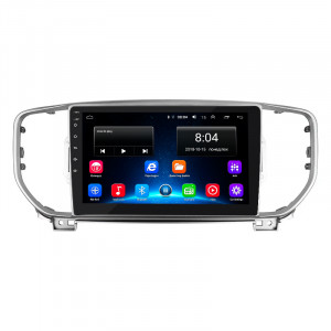Штатная магнитола Lesko для Kia Sportage IV Рестайлинг 2018-н.в. экран 9" 2/32Gb Wi-Fi GPS Base