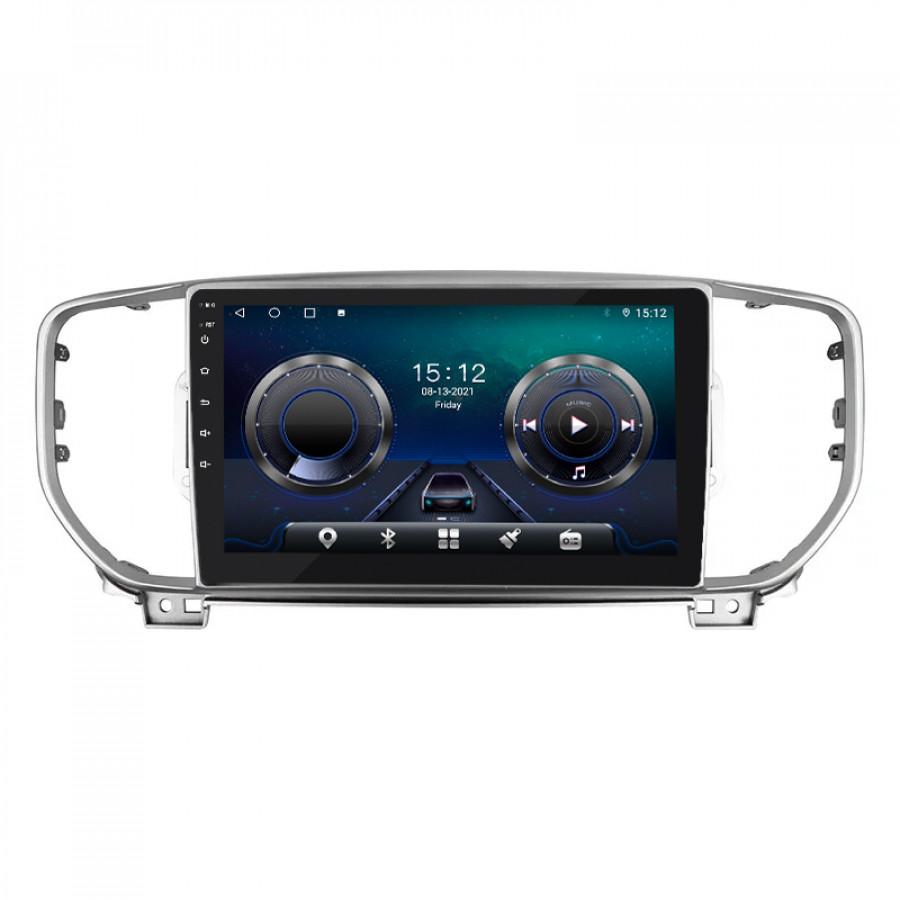 Штатная магнитола Lesko для Kia Sportage IV Рестайлинг 2018-н.в. экран 9" 4/64Gb 4G Wi-Fi GPS Top