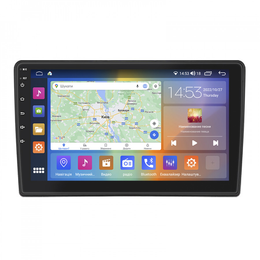 Штатная магнитола Lesko для LADA (ВАЗ) Granta I 2011-2018 экран 9" 4/64Gb CarPlay 4G Wi-Fi GPS Prime