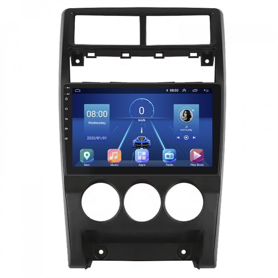 Штатная магнитола Lesko для LADA (ВАЗ) Priora I Рестайлинг 2013-2018 экран 9" 2/32Gb 4G Wi-Fi GPS Top