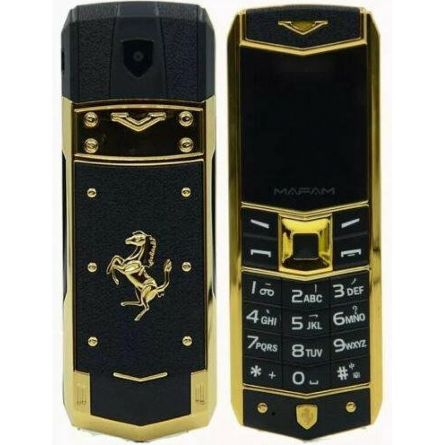 Телефон H-Mobile A8 (Mafam A8) black. Vertu design