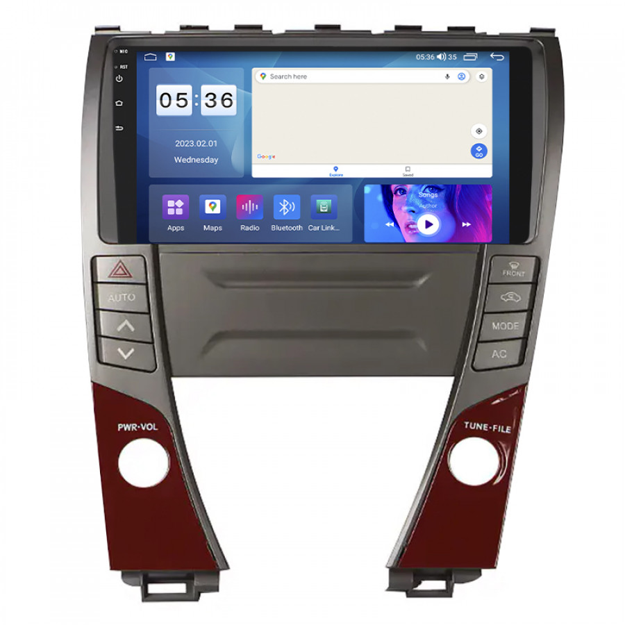 Штатная магнитола Lesko для Lexus ES V Рестайлинг 2009-2012 экран 9" 2/32Gb CarPlay 4G Wi-Fi GPS Prime