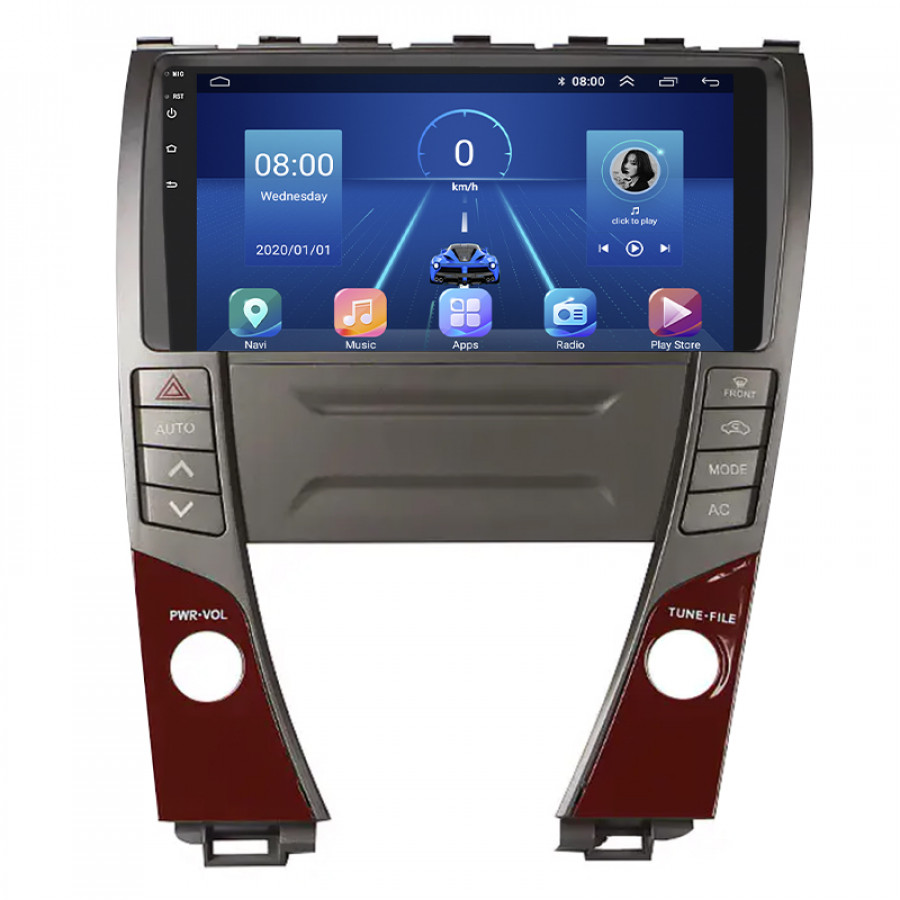 Штатная магнитола Lesko для Lexus ES V Рестайлинг 2009-2012 экран 9" 6/128Gb 4G Wi-Fi GPS Top