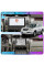 Штатная магнитола Lesko для Lexus GX I 2002-2009 экран 9" 4/64 QLED CarPlay 4G Wi-Fi GPS 360 Prime