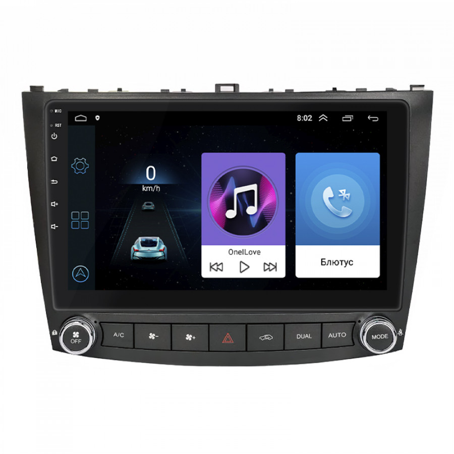 Штатная магнитола Lesko для Lexus IS II Рестайлинг 2008-2010 экран 10" 1/16Gb Wi-Fi GPS Base