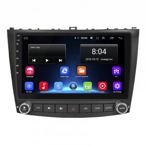Штатная магнитола Lesko для Lexus IS II Рестайлинг 2008-2010 экран 10" 2/32Gb Wi-Fi GPS Base