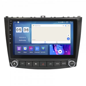 Штатная магнитола Lesko для Lexus IS II Рестайлинг 2008-2010 экран 10" 2/32Gb CarPlay 4G Wi-Fi GPS Prime
