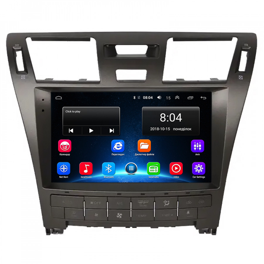 Штатная магнитола Lesko для Lexus LS IV Рестайлинг 2009-2012 экран 10" 2/32Gb Wi-Fi GPS Base