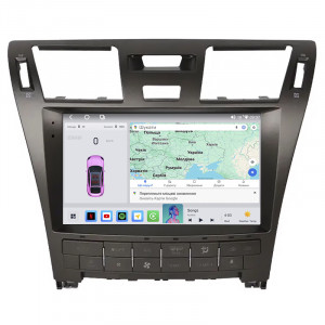Штатная магнитола Lesko для Lexus LS IV Рестайлинг 2009-2012 экран 10" 4/64 QLED CarPlay 4G Wi-Fi GPS 360 Prime
