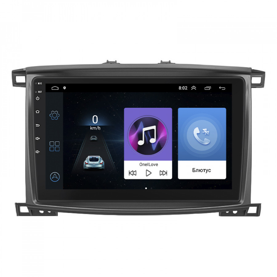 Штатная магнитола Lesko для Lexus LX II Рестайлинг 2002-2007 экран 10" 1/16Gb Wi-Fi GPS Base