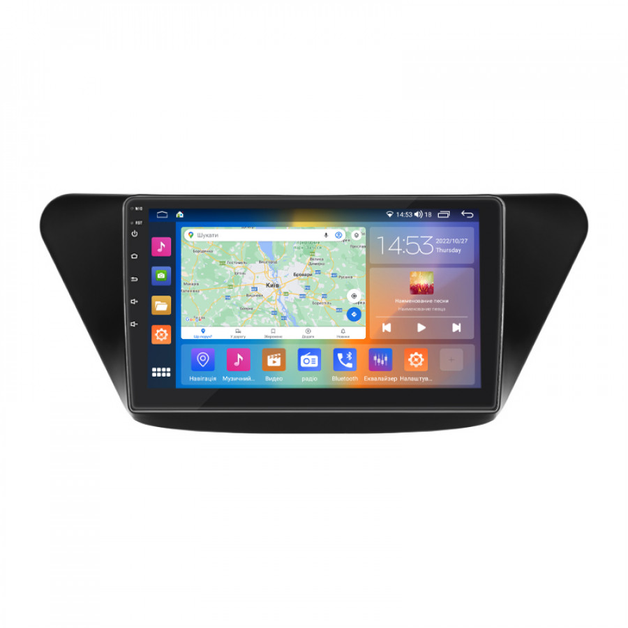Штатная магнитола Lesko для Lifan X50  2015-н.в. экран 9" 6/128Gb 4G Wi-Fi GPS Top