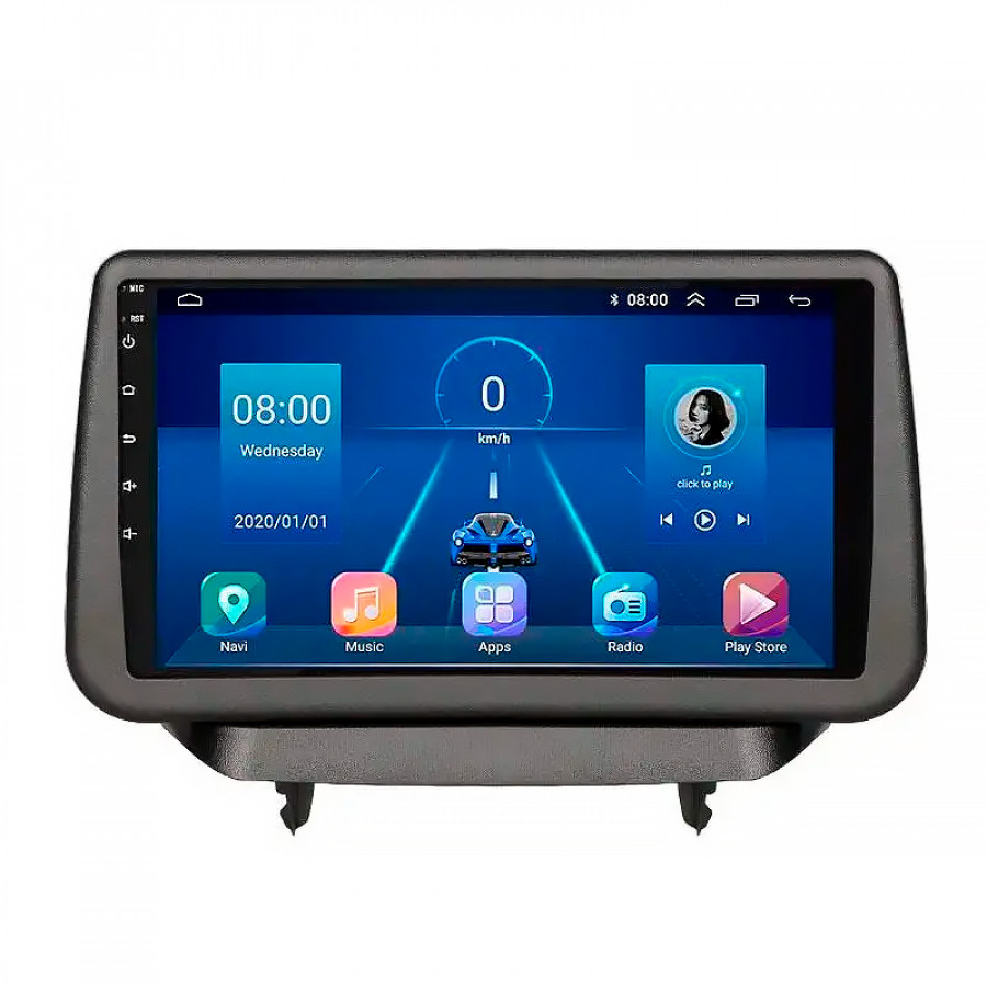 Штатная магнитола Lesko для Mazda 2 III (DJ) 2014-2019 экран 9" 6/128Gb 4G Wi-Fi GPS Top