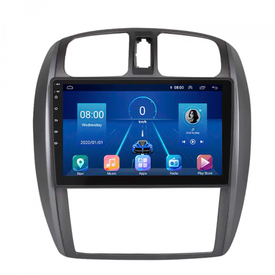 Штатная магнитола Lesko для Mazda 323  2003-2008 экран 9" 4/64Gb 4G Wi-Fi GPS Top