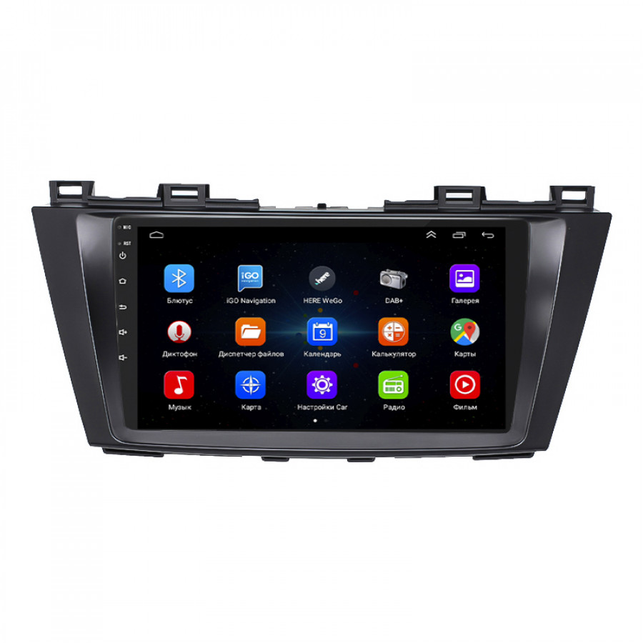 Штатная магнитола Lesko для Mazda 5 II (CW) 2010-2015 экран 9" 2/32Gb Wi-Fi GPS Base