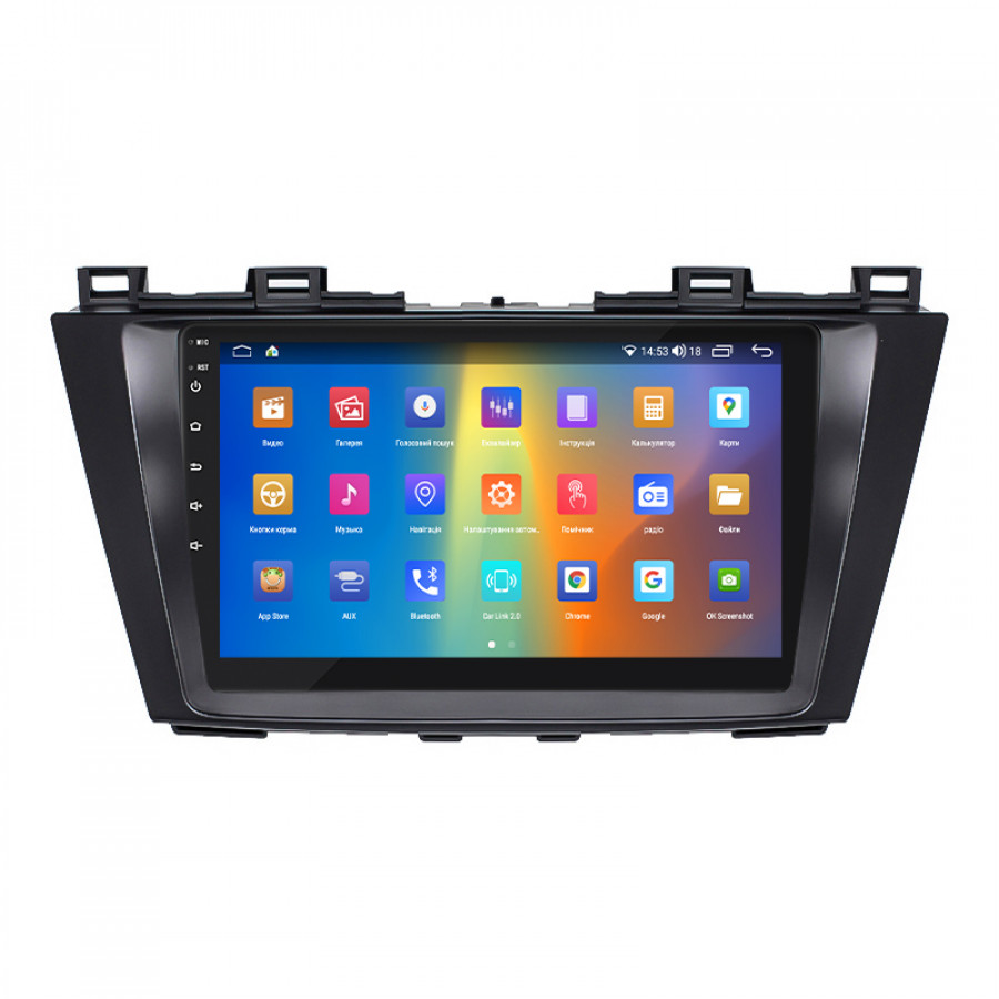 Штатная магнитола Lesko для Mazda 5 II (CW) 2010-2015 экран 9" 2/32Gb CarPlay 4G Wi-Fi GPS Prime