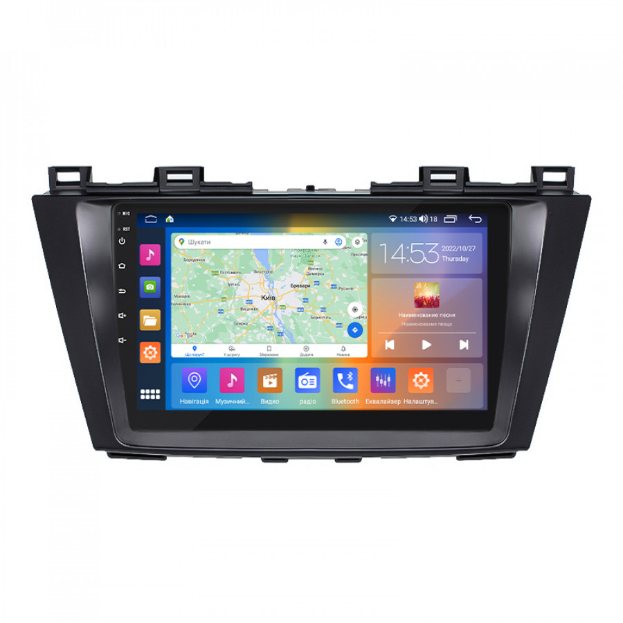 Штатная магнитола Lesko для Mazda 5 II (CW) 2010-2015 экран 9" 4/64Gb CarPlay 4G Wi-Fi GPS Prime