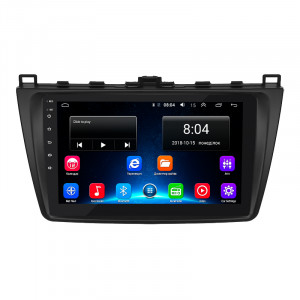 Штатная магнитола Lesko для Mazda 6 II (GH) 2007-2009 экран 9" 2/32Gb Wi-Fi GPS Base