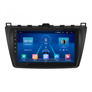 Штатная магнитола Lesko для Mazda 6 II (GH) 2007-2009 экран 9" 6/128Gb 4G Wi-Fi GPS Top