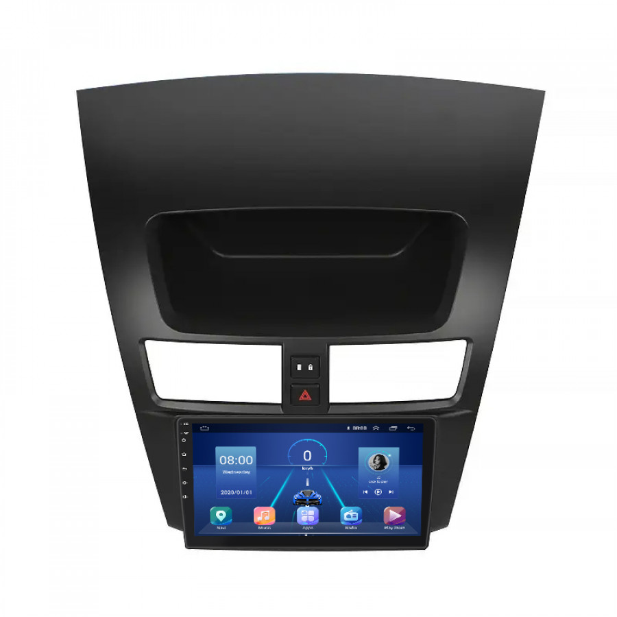 Штатная магнитола Lesko для Mazda BT-50 II Рестайлинг 2015-2020 экран 9" 4/64Gb 4G Wi-Fi GPS Top