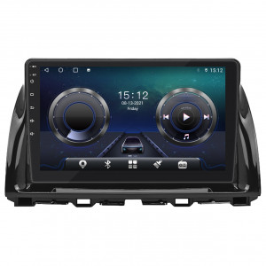 Штатная магнитола Lesko для Mazda CX-5 I Рестайлинг 2015-2017 экран 10" 4/32Gb 4G Wi-Fi GPS Top