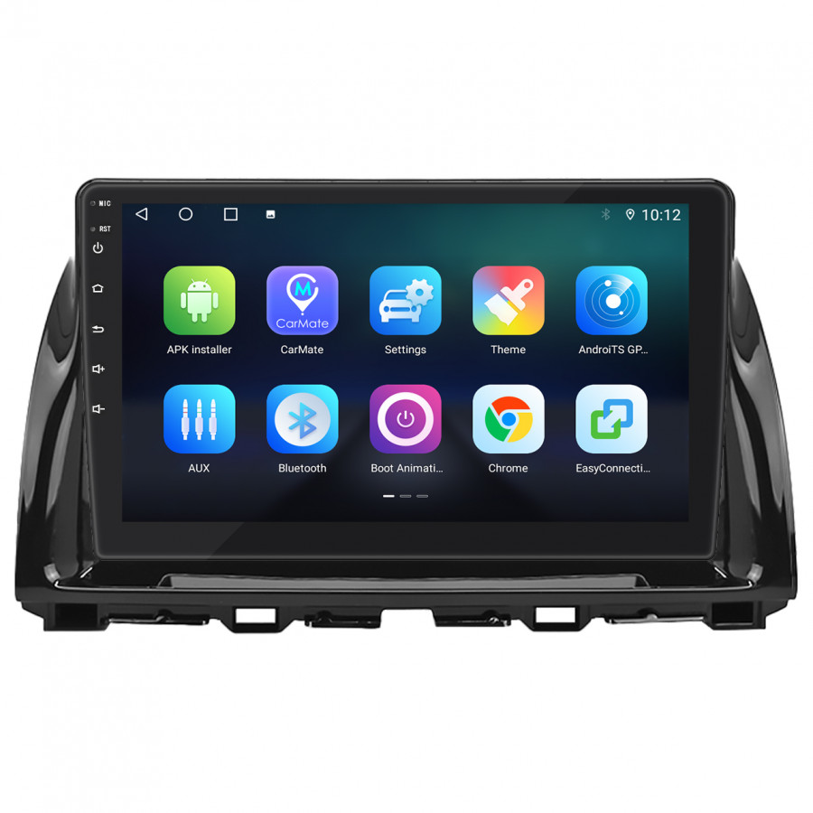 Штатная магнитола Lesko для Mazda CX-5 I Рестайлинг 2015-2017 экран 10" 4/64Gb 4G Wi-Fi GPS Top