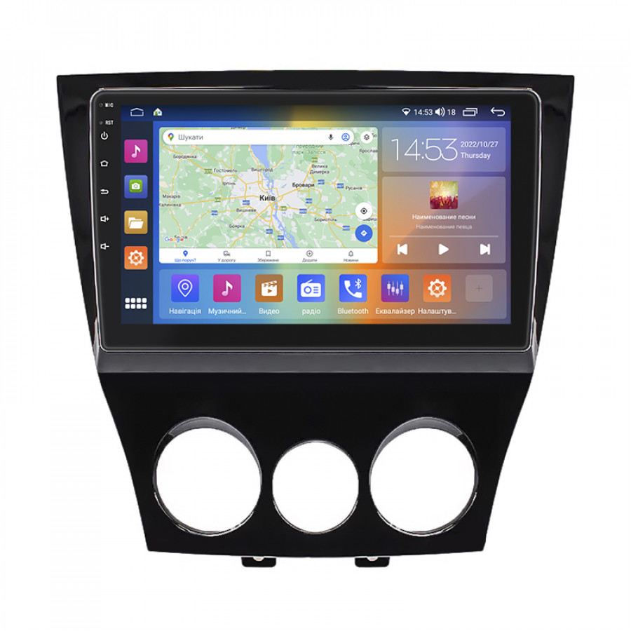 Штатная магнитола Lesko для Mazda RX-8 I Рестайлинг 2008-2012 экран 9" 4/64Gb CarPlay 4G Wi-Fi GPS Prime