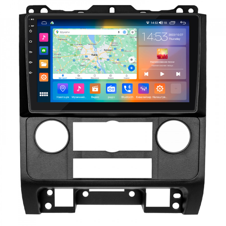 Штатная магнитола Lesko для Mazda Tribute II 2007-2011 экран 9" 4/64Gb CarPlay 4G Wi-Fi GPS Prime