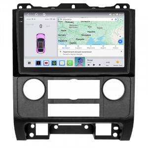 Штатная магнитола Lesko для Mazda Tribute II 2007-2011 экран 9" 4/64 QLED CarPlay 4G Wi-Fi GPS 360 Prime