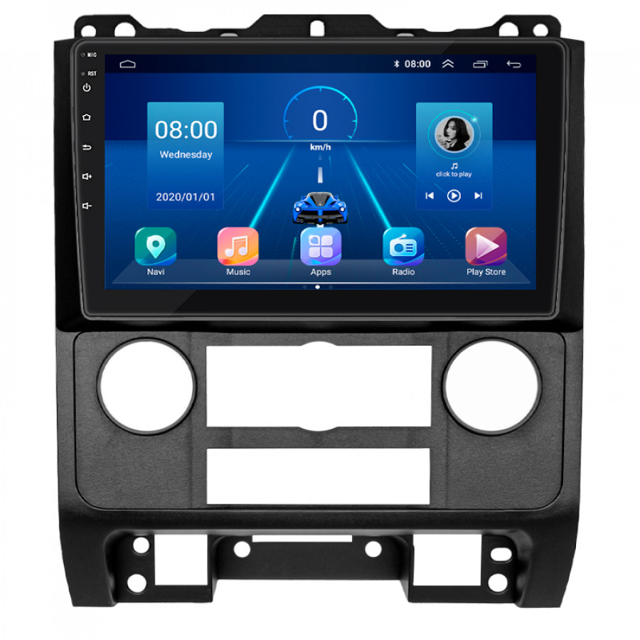 Штатная магнитола Lesko для Mazda Tribute II 2007-2011 экран 9" 2/32Gb 4G Wi-Fi GPS Top