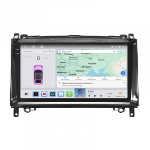 Штатная магнитола Lesko для Mercedes-Benz B-Класс I (W245) 2005-2009 экран 9" 4/64 QLED CarPlay 4G Wi-Fi GPS 360 Prime