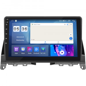 Штатная магнитола Lesko для Mercedes-Benz C-Класс III (W204) 2006-2011 экран 9" 2/32Gb CarPlay 4G Wi-Fi GPS Prime