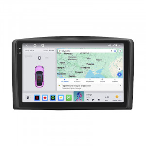 Штатная магнитола Lesko для Mercedes-Benz Metris  2015-н.в. экран 10" 4/64 QLED CarPlay 4G Wi-Fi GPS 360 Prime