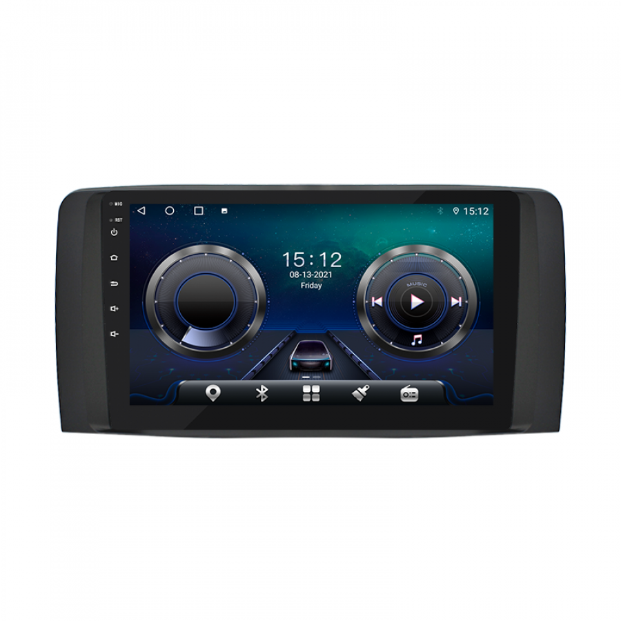 Штатная магнитола Lesko для Mercedes-Benz R-Класс I 2005-2007 экран 9" 4/64Gb 4G Wi-Fi GPS Top