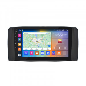 Штатная магнитола Lesko для Mercedes-Benz R-Класс I Рестайлинг 2007-2010 экран 9" 2/32Gb CarPlay 4G Wi-Fi GPS Prime