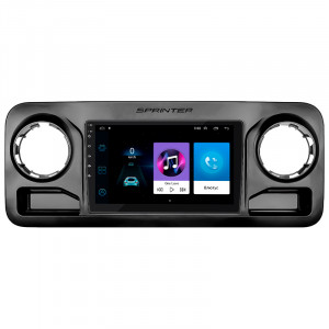 Штатная магнитола Lesko для Mercedes-Benz Sprinter III (W907/910) 2018-н.в. экран 10" 1/16Gb Wi-Fi GPS Base