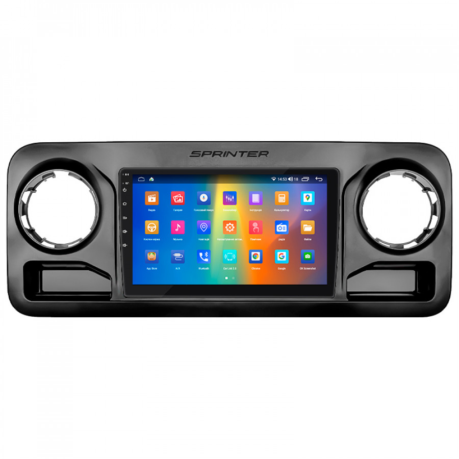 Магнитола 10" Lesko для Mercedes-Benz Sprinter III (W907/910) 2018-н.в. 2/32Gb CarPlay GPS Prime
