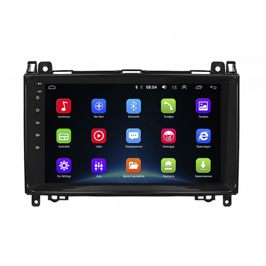 Штатная магнитола Lesko для Mercedes-Benz Viano I (W639) Рестайлинг 2010-2014 экран 9" 2/32Gb Wi-Fi GPS Base